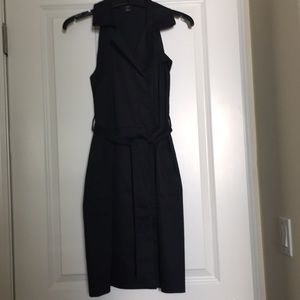 Ann Taylor sleeveless black dress size 2P